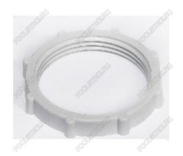 Гайка для сенсорной пьезокнопки ВБз27R1SN-C-12T.М27*1.5 Пластик