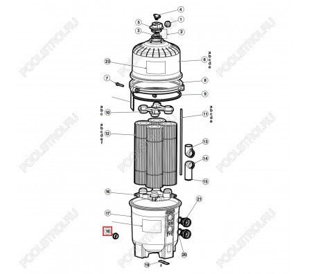 Заглушка Hayward для форсунки SP1022